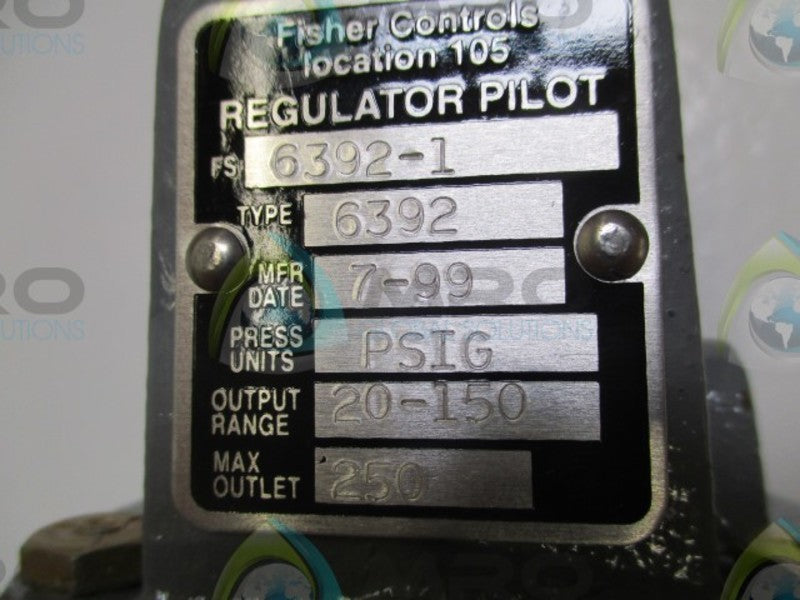 FISHER 6392-1 REGULATOR PILOT  NSNP