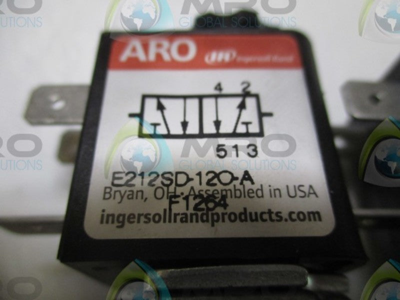 INGERSOLL RAND ARO E212SD-120-A PNEUMATIC SOLENOID VALVE  NSNP