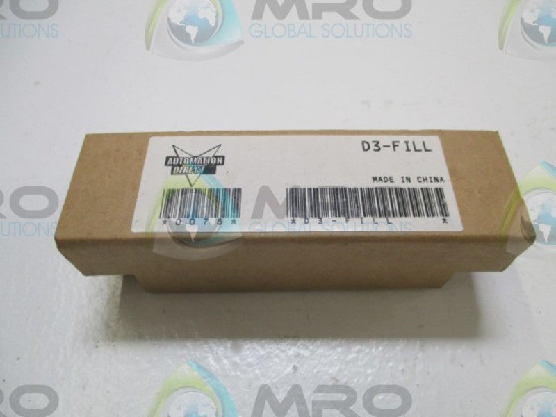 AUTOMATION DIRECT D3-FILL FILLER MODULE  NSMP