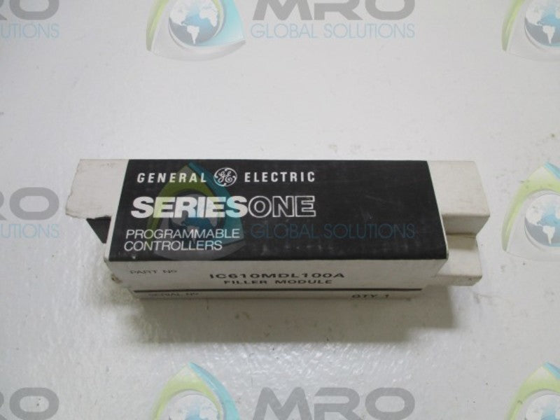 GENERAL ELECTRIC IC610MDL100A FILLER MODULE  NSMP