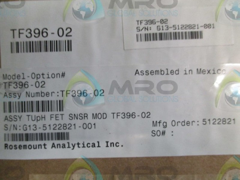 ROSEMOUNT TF396-02 PROBE SENSOR  NSFS