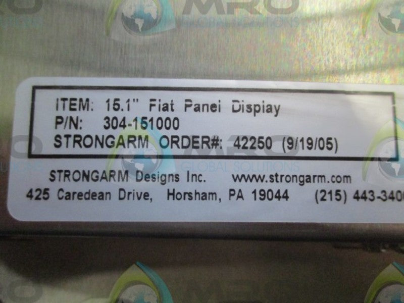 STRONGARM 304-151000 FLAT PANEL DISPLAY 15.1"  NSMP