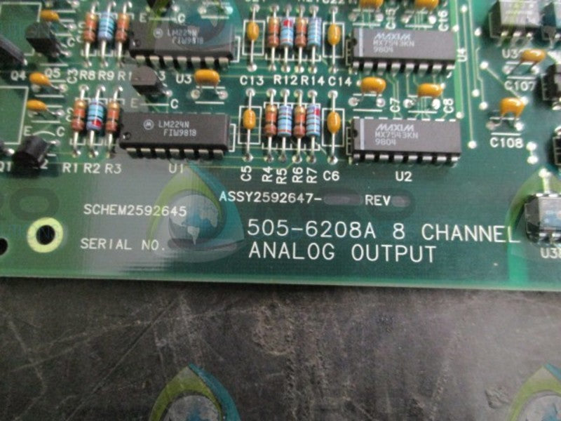 SIEMENS 505-6208A ANALOG OUTPUT MODULE  NSNP