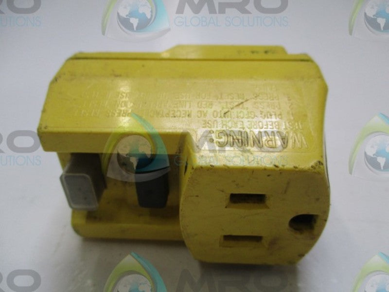 POWER FIRST 5YL43 SINGLE OUTLET GFCI ADAPTER  UNMP