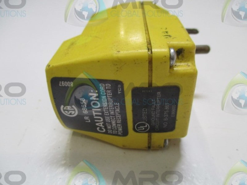 POWER FIRST 5YL43 SINGLE OUTLET GFCI ADAPTER  UNMP
