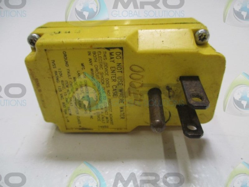 POWER FIRST 5YL43 SINGLE OUTLET GFCI ADAPTER  UNMP