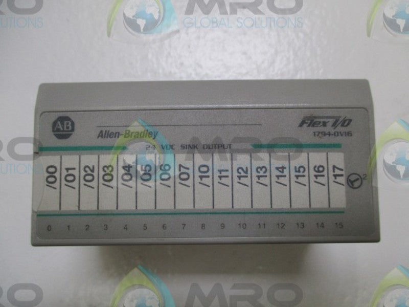 INDUSTRIAL SPARE PART FLEX I/O 1794-OV16 SER. A OUTPUT MODULE  NSNP