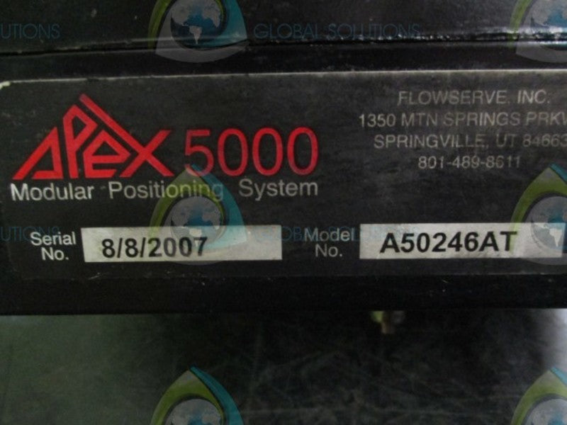 FLOWSERVE APEX 5000 A50246AT MODULAR POSTIONING SYSTEM  UNMP