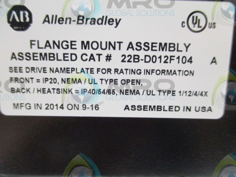 INDUSTRIAL SPARE PART 22B-D012F204 SER. A AC DRIVE  NSNP