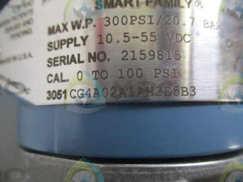 ROSEMOUNT 3051CG4A02A1AH2E5B3 PRESSURE TRANSMITTER  NSNP