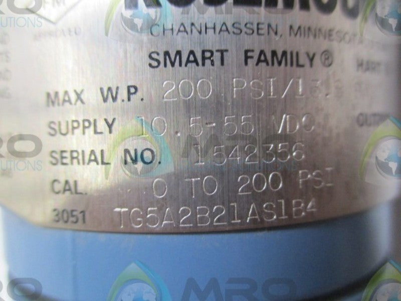 ROSEMOUNT 3051TG5A2B21AS1B4 PRESSURE TRANSMITTER  NSNP