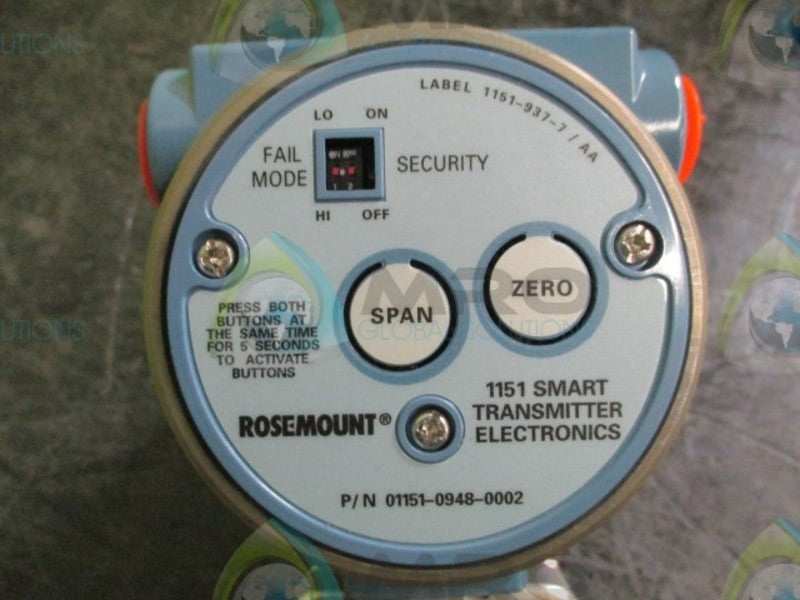 ROSEMOUNT 1151AP5S22B3M4 PRESSURE TRANSMITTER  NSNP