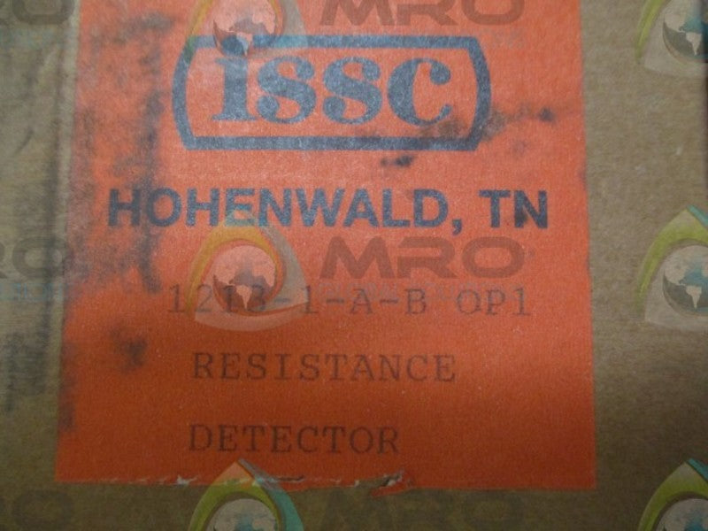 ISSC 1213-1-A-B-OP1 RESISTANCE DETECTOR  NSMP