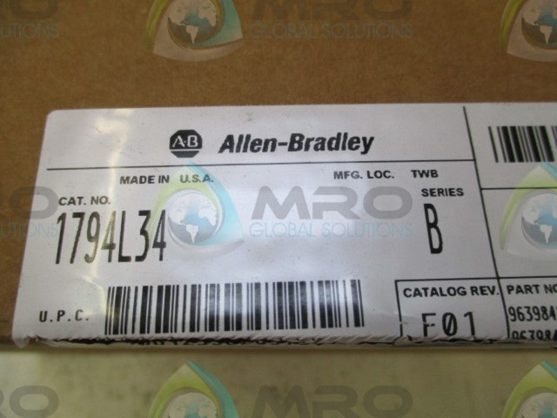 INDUSTRIAL SPARE PART 5434 1794-L34 SER. B F/W 1.3 PROCESSOR UNIT  NSMP