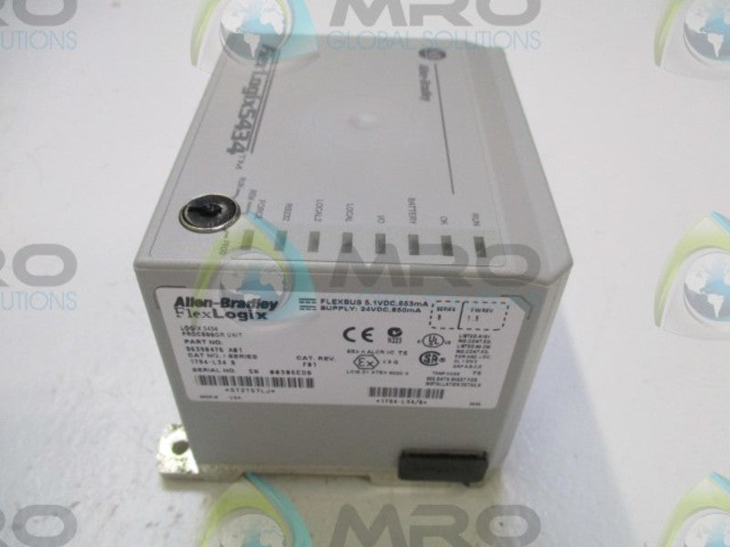INDUSTRIAL SPARE PART 5434 1794-L34 SER. B F/W 1.3 PROCESSOR UNIT  NSMP