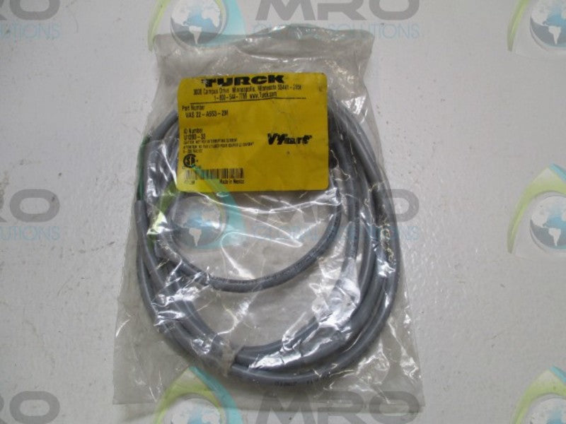 TURCK VAS22-A653-2M CORDSET * NEW IN FACTORY BAG *