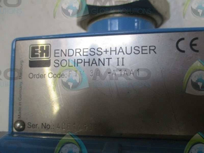 ENDRESS+HAUSER SOLIPANT II FTM30-A1AA1 LEVEL SWITCH  UNMP