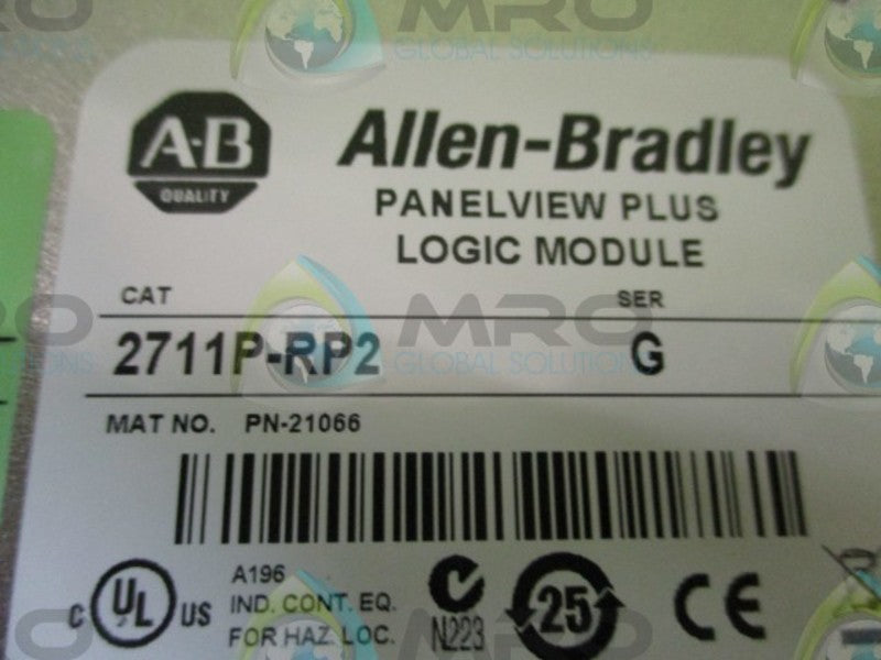 INDUSTRIAL SPARE PART 2711P-T15C4B2 SER. A PANELVIEW (REMANUFACTURED)  NSMP
