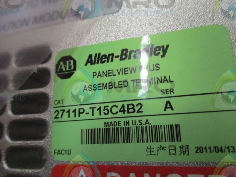 INDUSTRIAL SPARE PART 2711P-T15C4B2 SER. A PANELVIEW (REMANUFACTURED)  NSMP