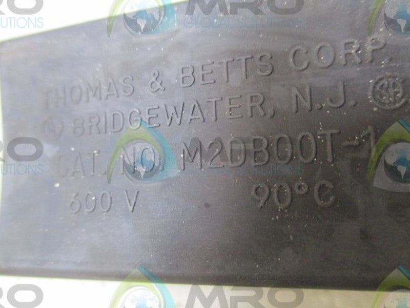 THOMAS & BETTS M2DBOOT-1 DOUBLE MALE BOOT PACKAGE OF 10  NSMP
