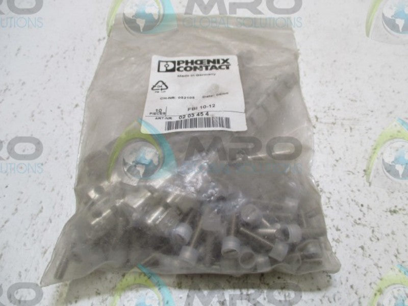 PHOENIX CONTACT FBI 10 12 FIXED BRIDGE SCREW HEADS  NSNP