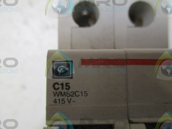 CUTLER HAMMER WMS2C15 CIRCUIT BREAKER  UNMP