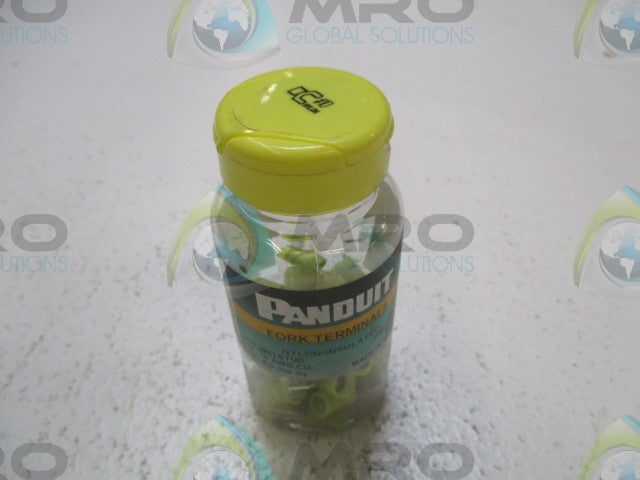 LOT OF 49 PANDUIT PN10-10F-L FORK TERMINALS *NEW NO BOX*