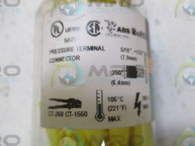 LOT OF 25 PANDUIT BSV10X-Q SPLICES *NEW NO BOX*