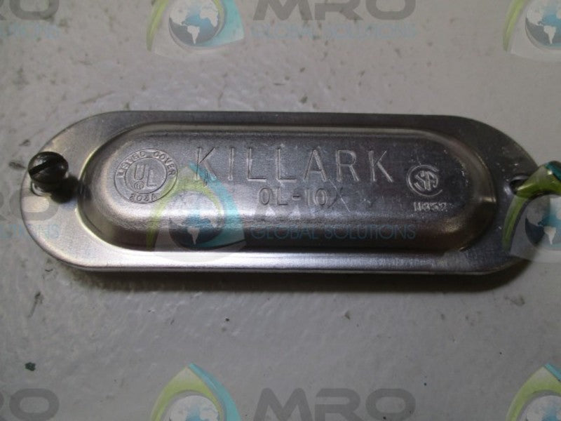 LOT OF 20 KILLARK OL-10 STAMPED ALUMINUM COVER NSMP