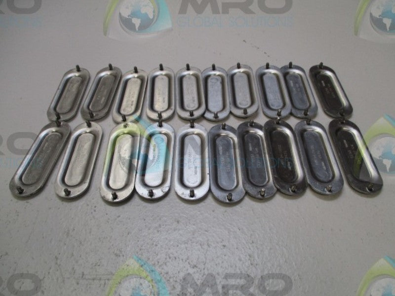 LOT OF 20 KILLARK OL-10 STAMPED ALUMINUM COVER NSMP