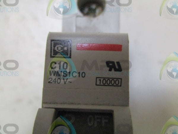 CUTLER HAMMER WMS1C10 CIRCUIT BREAKER  UNMP