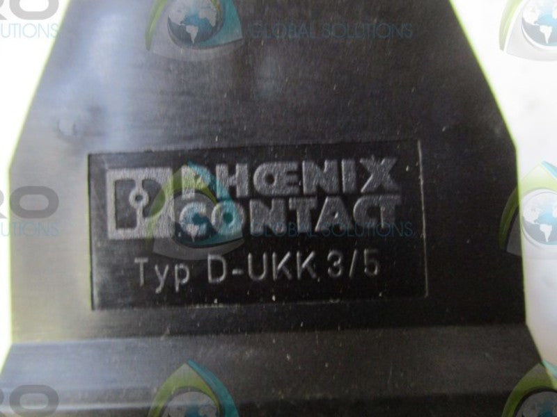 LOT OF 50 PHOENIX CONTACT D-UKK 3/5BK TERMINAL BLOCK END COVER NSNP