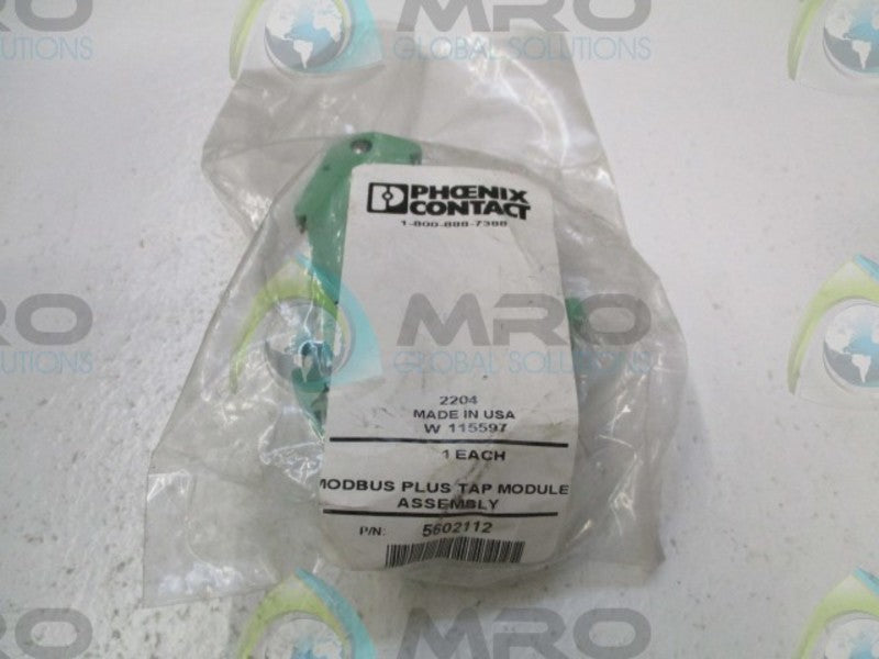 PHOENIX CONTACT 5602112 MODBUS PLUS TAP MODULE ASSEMBLY * NEW IN FACTORY BAG *