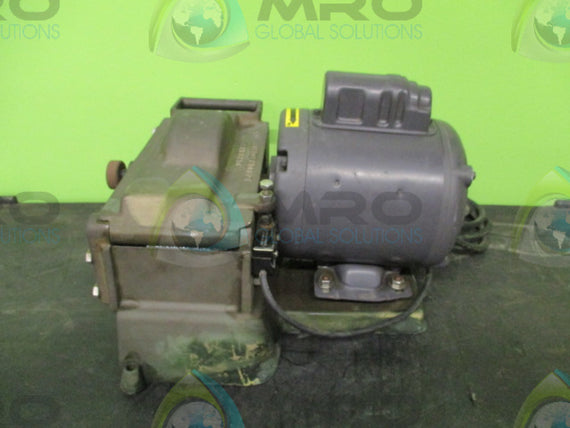 DOERR ELECTRIC LR22132 MOTOR 1/6 HP 1725/1425 RPM w/ CKG (AS PICTURED) * USED *