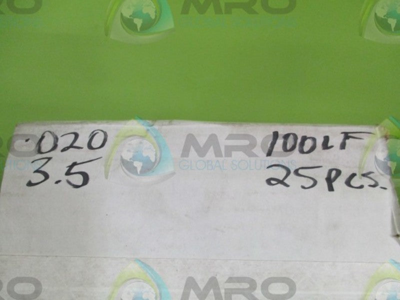LOT OF 25 SPEEDAIRE JACKETING .020 3.5 FITTING COVER 100 FT *NEW IN BOX*