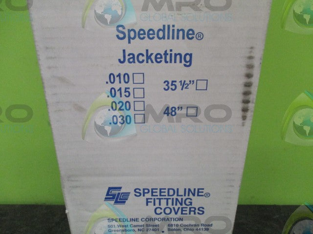 LOT OF 25 SPEEDAIRE JACKETING .020 3.5 FITTING COVER 100 FT *FACTORY SEALED*
