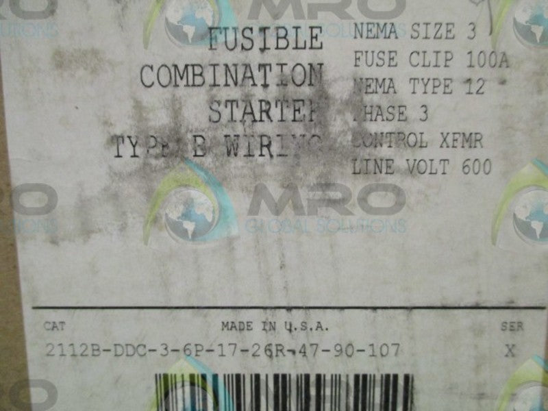 Allen Bradley 2112BDDC36P1726R4790107 Ser. X * GENUINE *