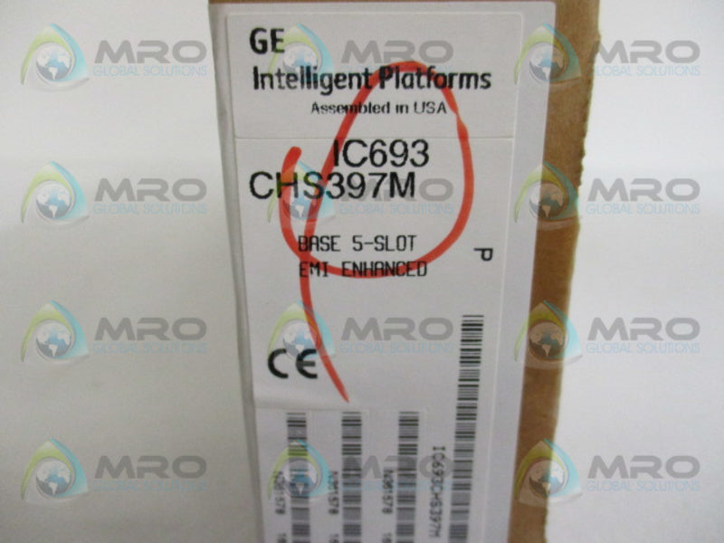 GE FANUC IC693CHS397M 5 SLOT BASE EMI ENHANCED * FACTORY SEALED *