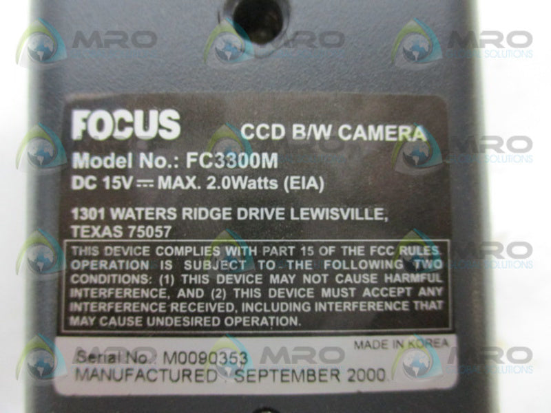 FOCUS FC3300M CAMERA  NSMP