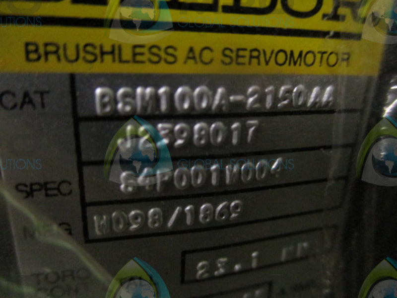 BALDOR BSM100A-2150AA BRUSHLESS AC SERVOMOTOR (AS PICTURED-BOX)  NSMP