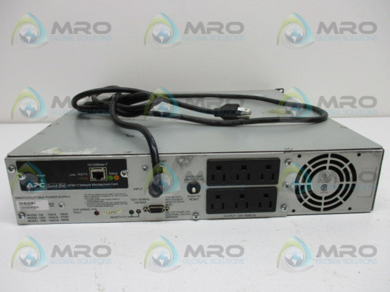 APC SUA750RM2U UNINTERRUPTIBLE POWER SUPPLY  UNMP