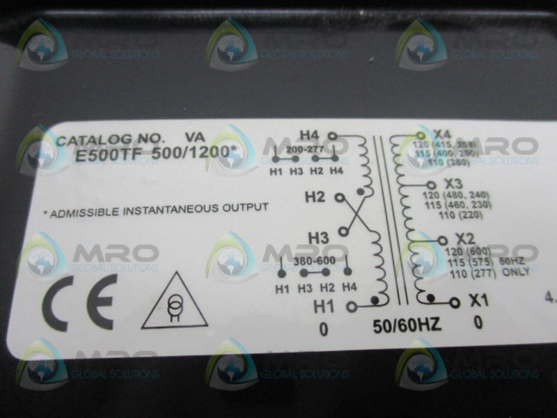 HEVI-DUTY E500TF  UNMP