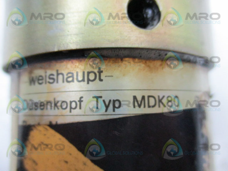 WEISHAUPT MDK80 BURNER  UNMP