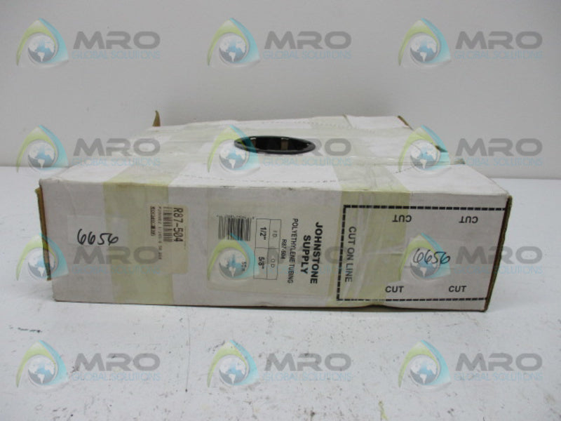 JOHNSTONE SUPPLY R87-504 POLYETHYLENE TUBING  NSMP