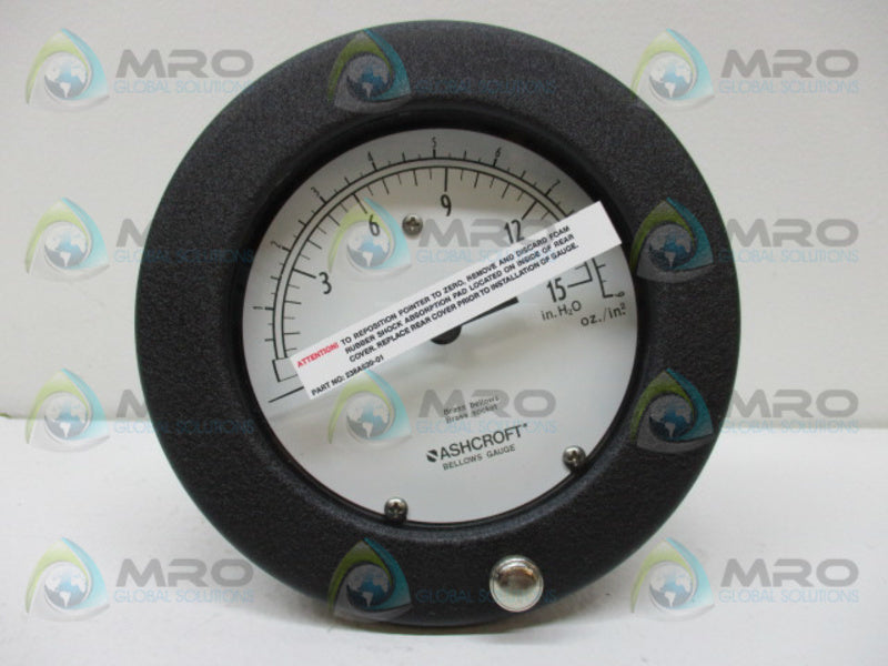 ASHCROFT 451187AS02B 15 IW/ZSI PRESSURE GAUGE  NSMP