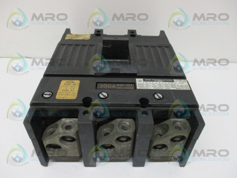 GENERAL ELECTRIC TJK636300 CIRCUIT BREAKER FRAME  UNMP
