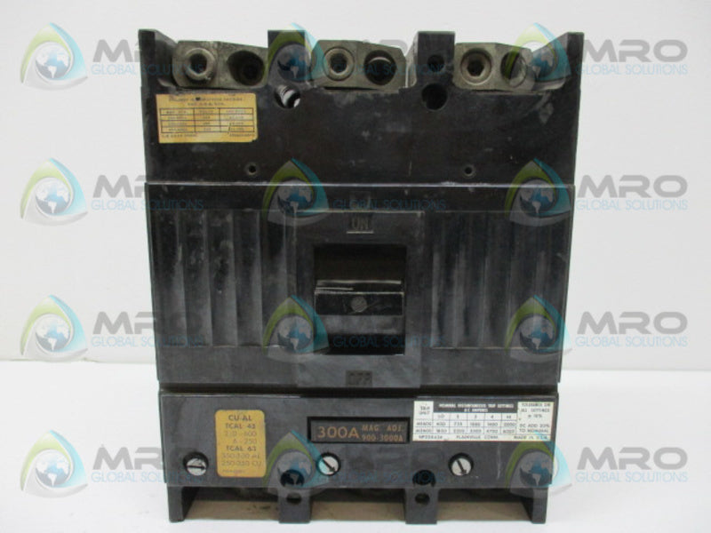 GENERAL ELECTRIC TJK636300 CIRCUIT BREAKER FRAME  UNMP