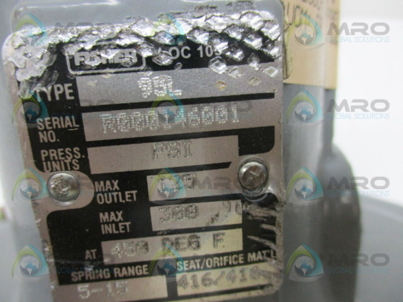 FISHER 95L REGULATOR VALVE  NSNP