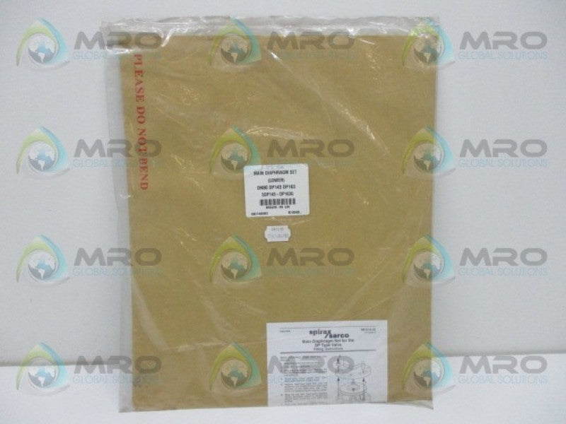 SPIRAX SARCO DN80 DP143 DP163 MAIN DIAPHRAGM SET  NSMP