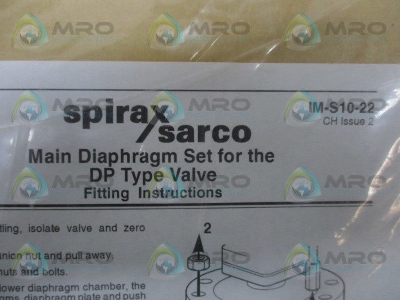 SPIRAX SARCO DN80 DP143 DP163 MAIN DIAPHRAGM SET  NSMP